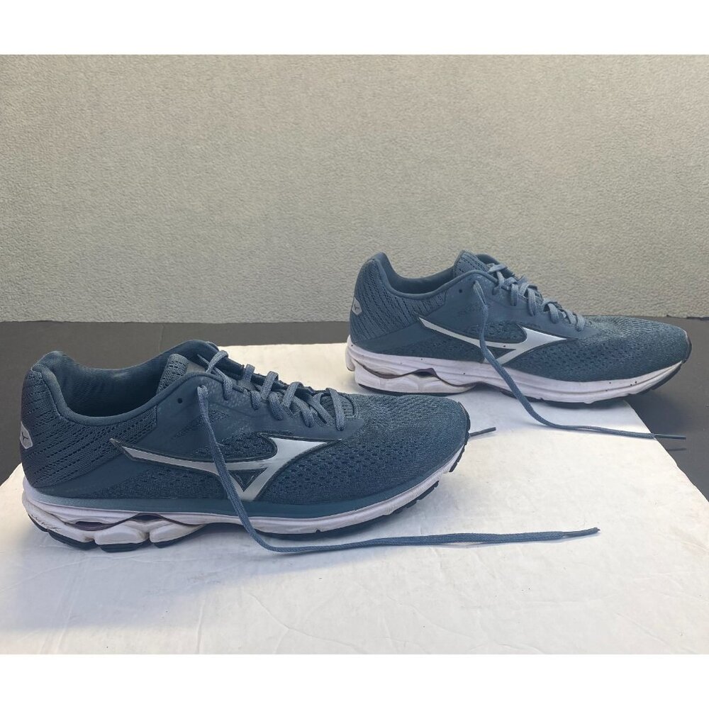 Mizuno Wave Creation Waveknit Running Shoes Sneakers Womens Size 12  Gray Gym